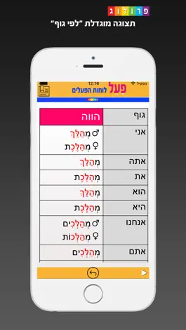 Game screenshot Hebrew Verbs & Conjugations | PROLOG (297) hack