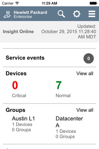 HPE Support Center screenshot 2