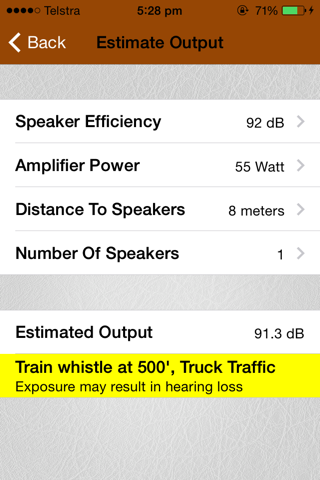 Sound Level - Audio System dB, Home Theatre SPL screenshot 2