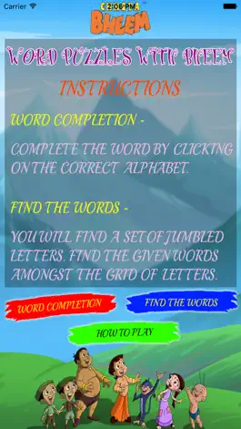 Game screenshot Word Puzzles With Bheem mod apk