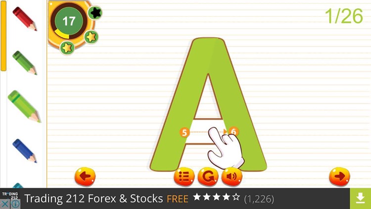 ABC Alphabet Tracing for Preschool Learing