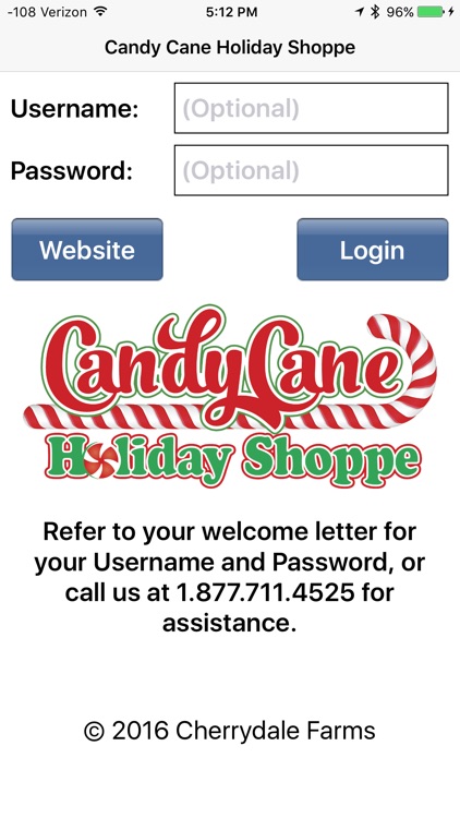 Candy Cane Holiday Shoppe