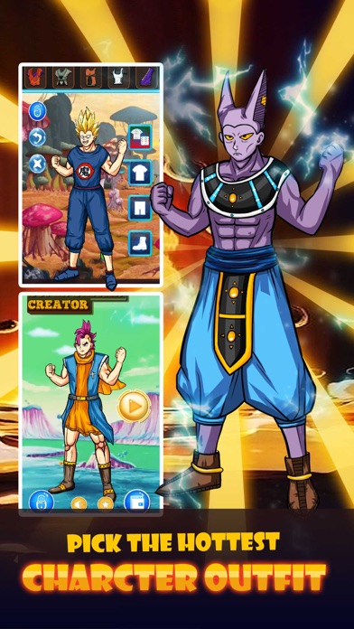 Super Saiyan DressUp - for Dragon Ball Z Heros screenshot 2