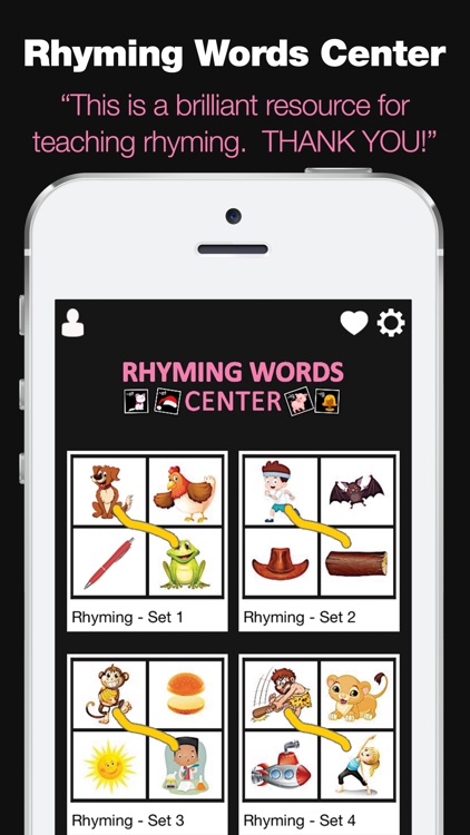 Rhyming Words Center