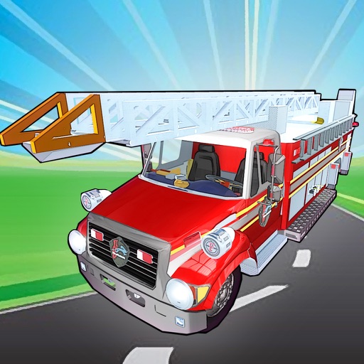 Fix My Truck: Red Fire Engine Icon