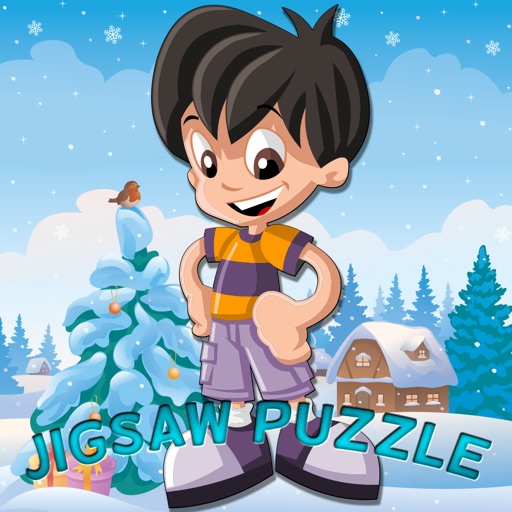 boy jigsaw puzzle educational games for kid school iOS App