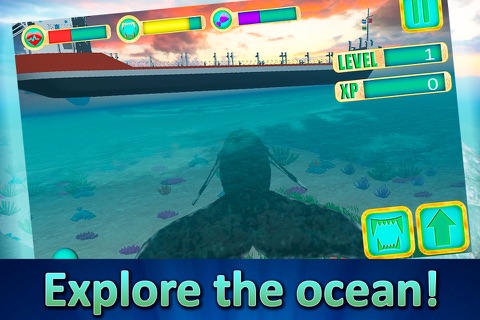 Ocean Whale Simulator 3D screenshot 3