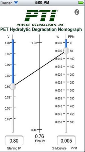 P.E.T. Hydrolytic Degradation Nomograph(圖2)-速報App