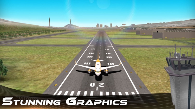 Airplane Flight Simulation 3D - Jumbo Jet Driving screenshot-4