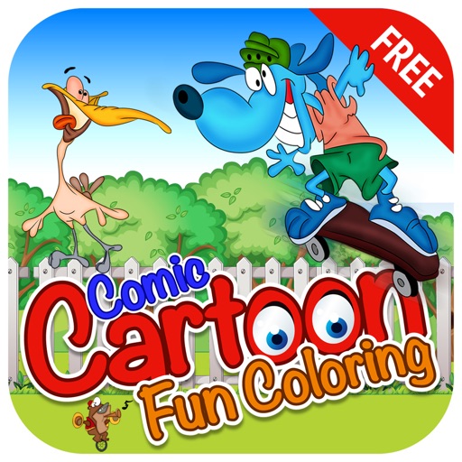 Comic Cartoon Fun Coloring