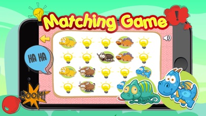 How to cancel & delete Dinosaur animals matching remember game preschool from iphone & ipad 4
