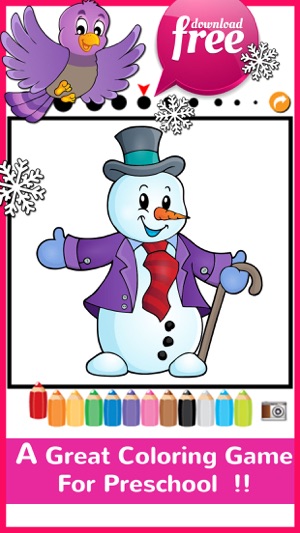 Christmas Coloring Book Free For Kids And Toddlers(圖2)-速報App