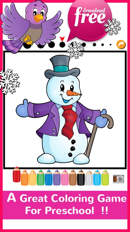 Christmas Coloring Book Free For Kids And Toddlers