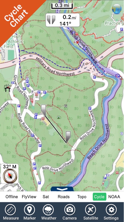 Rock Creek Park - GPS Map Navigator