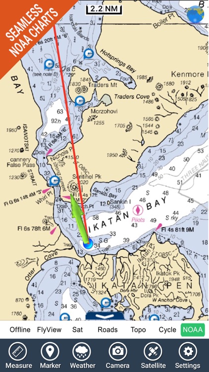 Boating Alaska North West GPS maps fishing charts