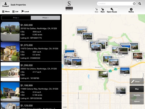 Saab Properties for iPad screenshot 2