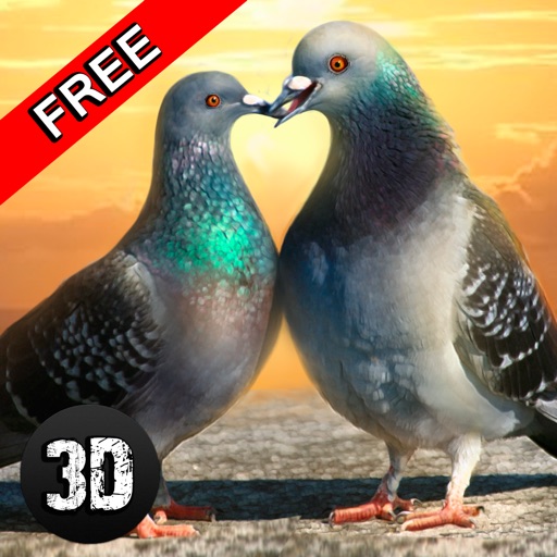 Pigeon Bird Survival Simulator 3D Icon