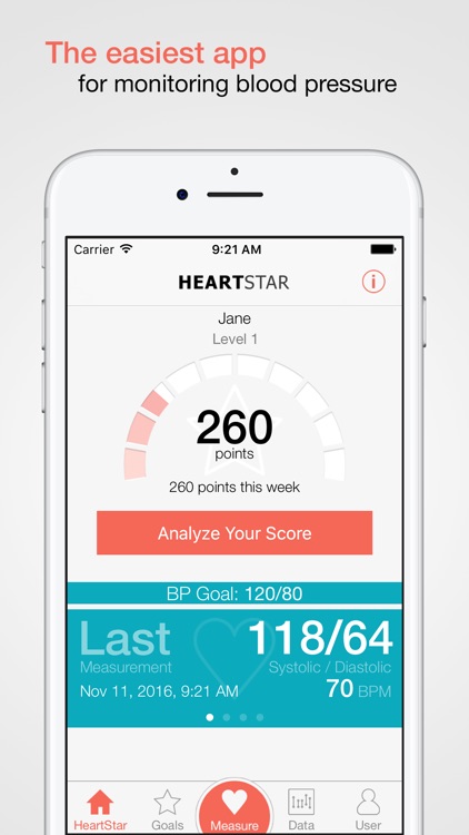 HeartStar Blood Pressure Monitor screenshot-0