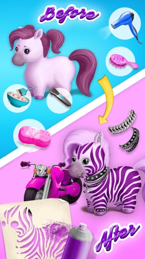 Pony Sisters Hair Salon 2 - Pet Horse Makeover Fun(圖2)-速報App