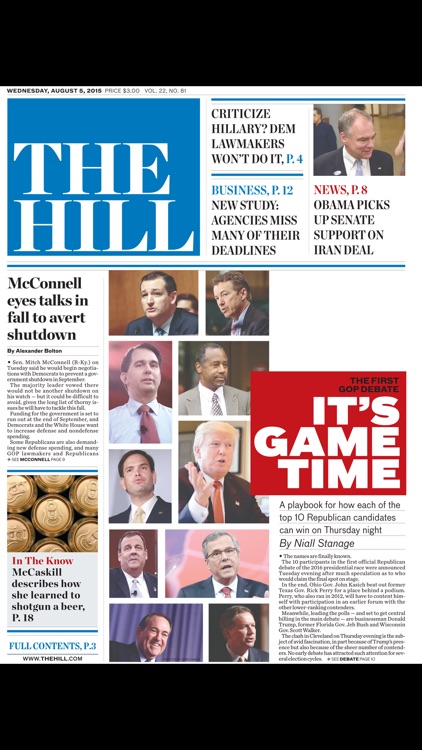 The Hill - Digital Edition for iPad