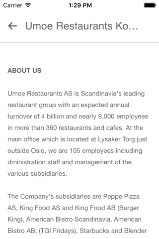 Umoe Restaurants Konferansen screenshot 2