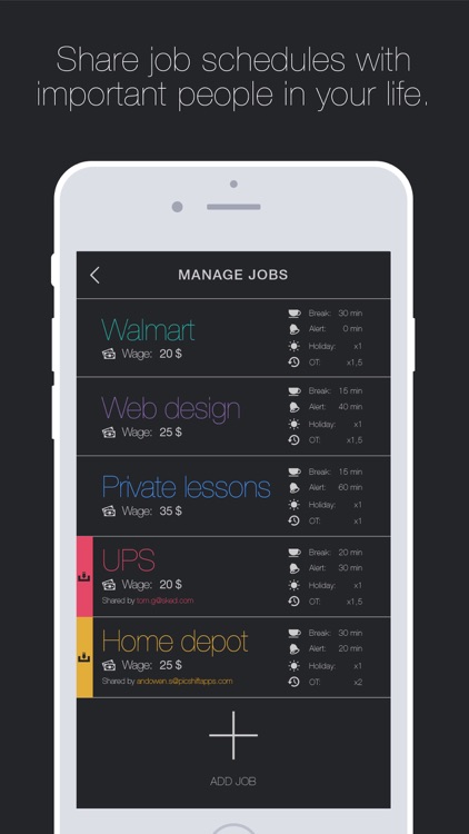 Sked: Work Shift Manager screenshot-3