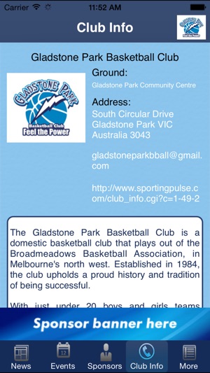 Gladstone Park Basketball Club(圖1)-速報App