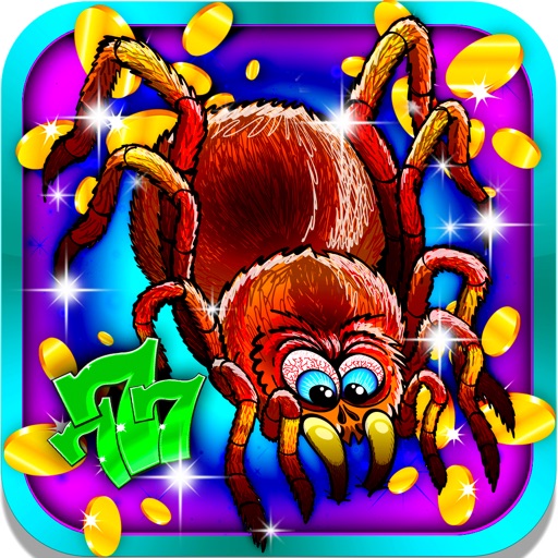 Bugs Slot Machine: Match three of the spiders Icon