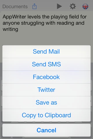 AppWriter Pocket screenshot 2