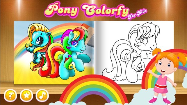 Pony Coloring Book For My Toddler - 绘画比赛 手指画遊戲(圖3)-速報App