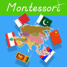 Activities of Flags of Asia - Montessori Geography