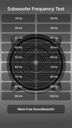 Subwoofer Frequency Test