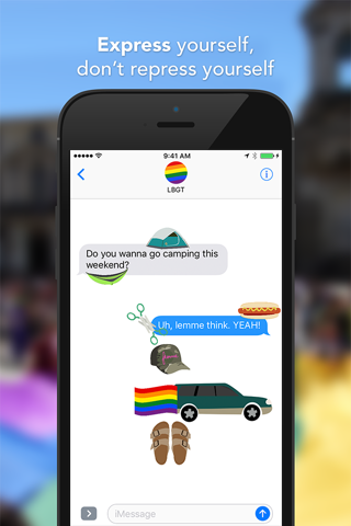 Pridemoji: Show LGBT Pride w/ Gay Emoji & Stickers screenshot 2