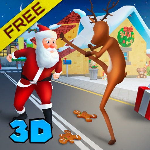 Santa VS Snowman: Christmas Cartoon Fighting iOS App