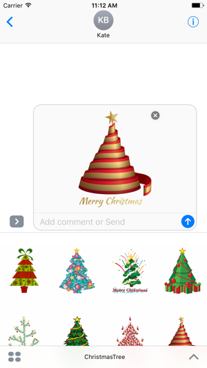 Christmas Tree Stickers for iMessage(圖2)-速報App