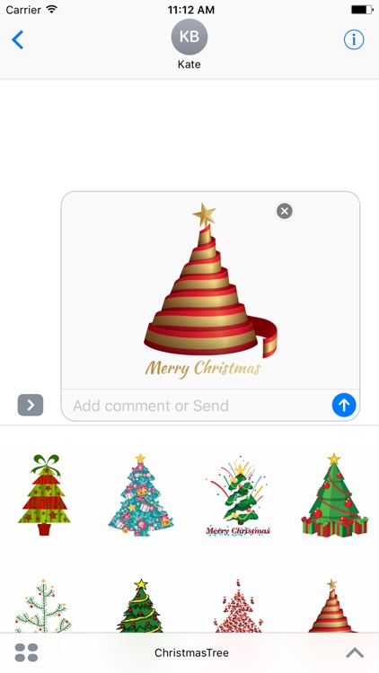 Christmas Tree Stickers for iMessage