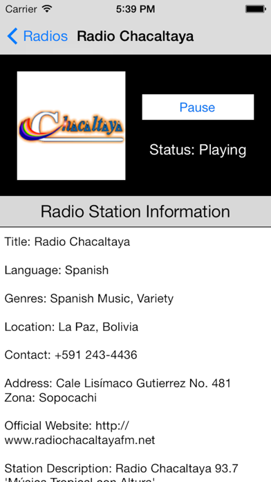 How to cancel & delete Bolivia Radio Live Player (La Paz/Quechua/Aymara) from iphone & ipad 2