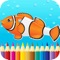 Fish Coloring Book To Decorate Creatures For Kids