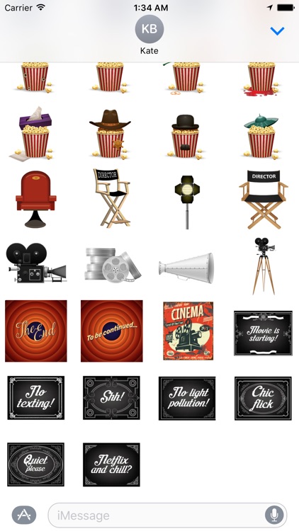 Movie Theater Stickers
