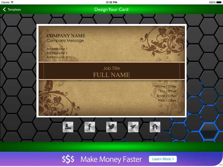 Biz Card Maker screenshot-3