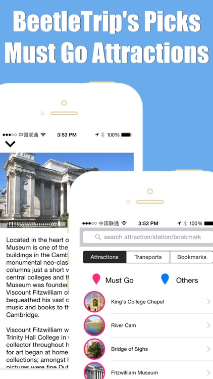 Cambridge travel guide and metro offline city map by Beetletrip Augmented Reality screenshot-3