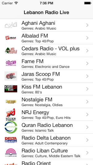 Lebanon Radio Live Player (Beirut / لبنان‎ راديو)(圖1)-速報App