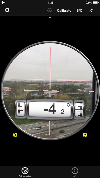 Clinometer + bubble level