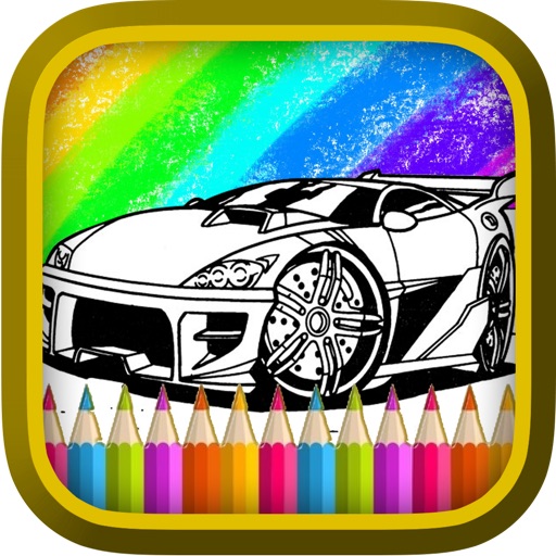 Colouring Book for HotWheels Fans Icon