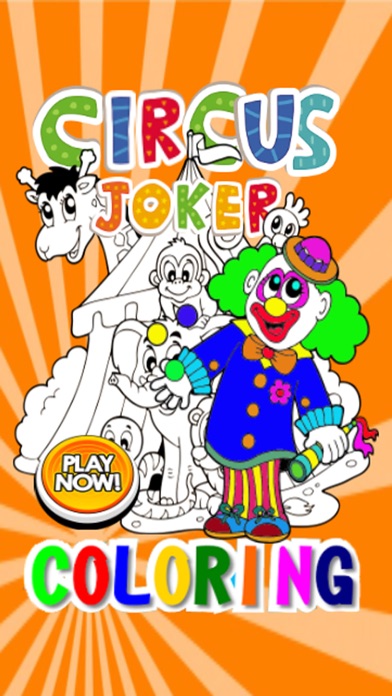 How to cancel & delete Joker circus learn coloringbook hd preschool kid from iphone & ipad 1