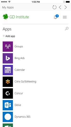 My Apps - Azure Active Directory