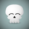 Cute Skull emojis for Halloween - Fx Sticker