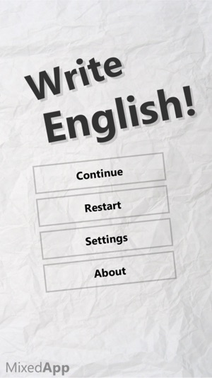 Write English