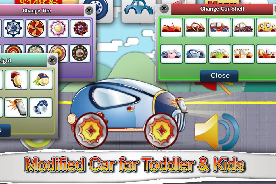 Infant car games repair & driving  for toddler kids and preschool child -  QCat screenshot 3