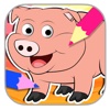 Kids Paint Game For Pig Explorer Education